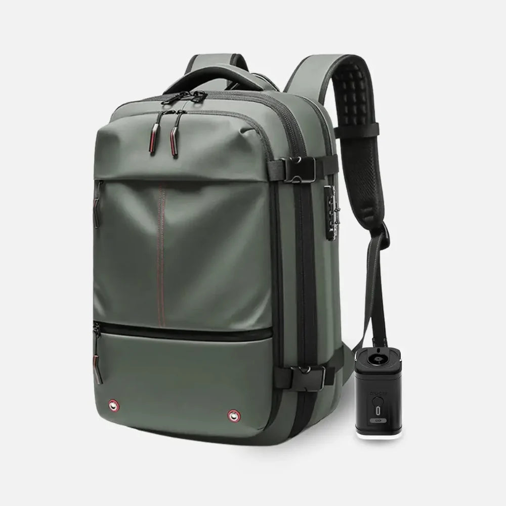 Mochila de Viagem com Compressão a Vácuo